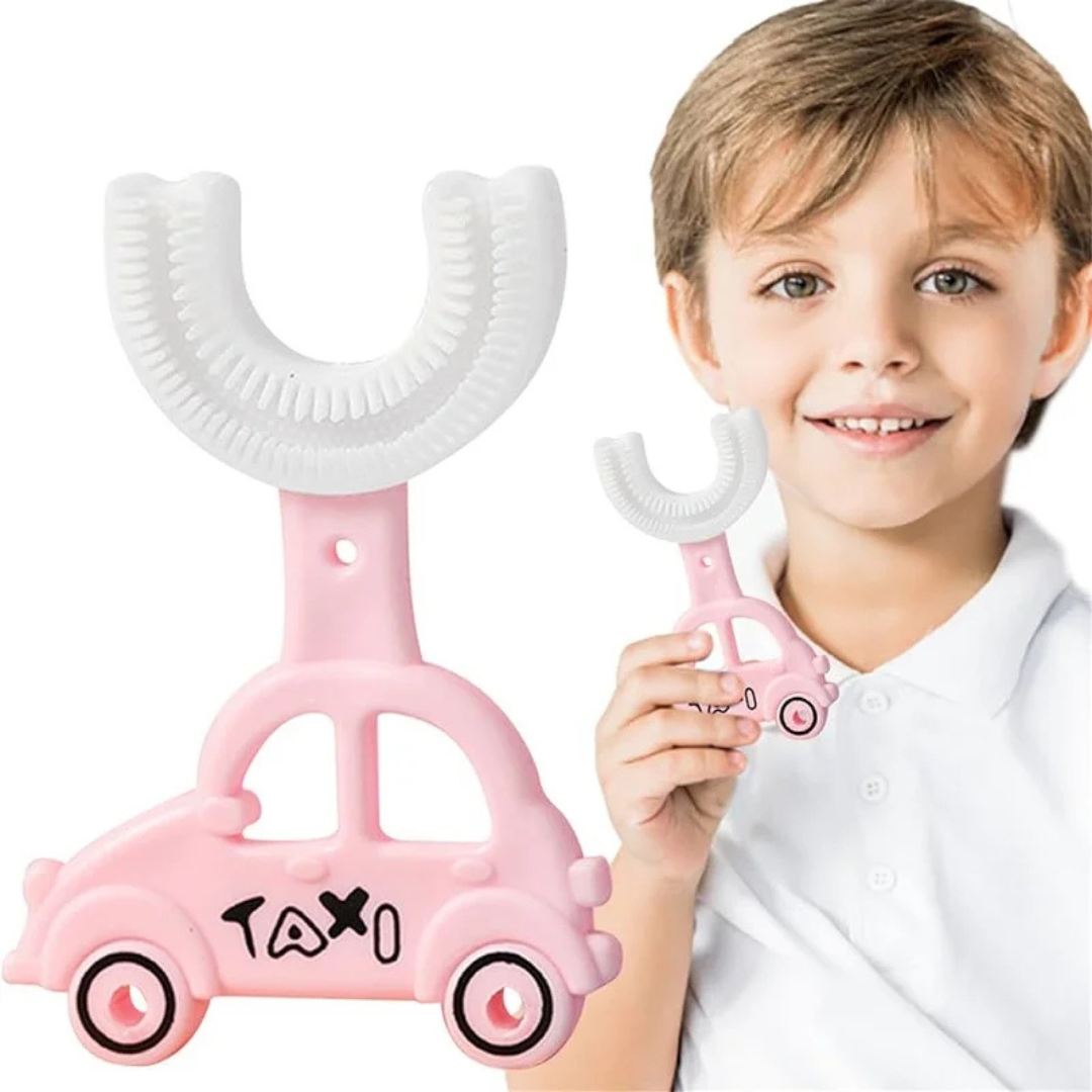 Car Style U-Shape Baby Toothbrush